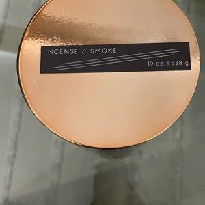 Incense & Smoke scented 19oz Candle